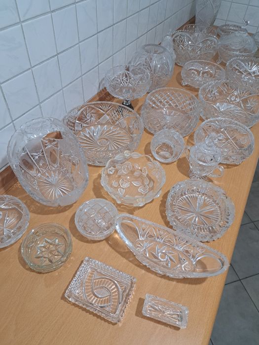 Kryształy 29 szt komplet