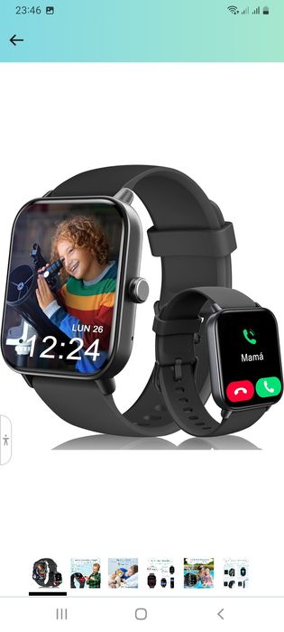 Relógio inteligência artificial de criança