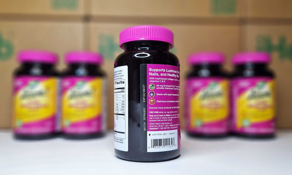 Вітаміни для волосся, шкіри та нігтів Nature's Way Alive 60 жув. табл.