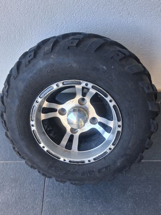 Vendo lote 4 Jantes em alumínio moto 4 em AT 21x10-10 /AT 22x10-10