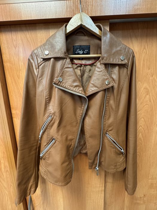 Ramoneska brązowa ruda 36 ekoskora jak nowa