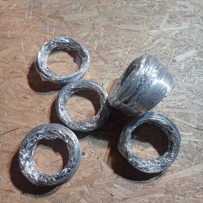 Rura spiro  fi 125 mm elastyczny aluminiowy SPIRO FLEX