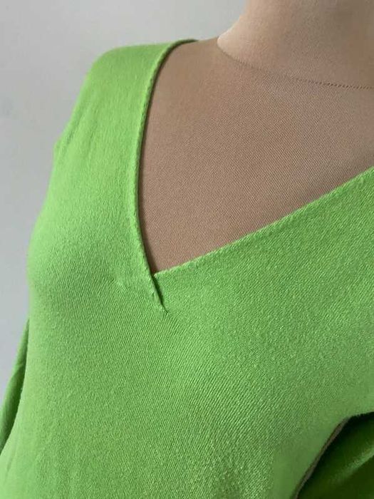 S m wiosenny zielony neon tatuum sweter lekki