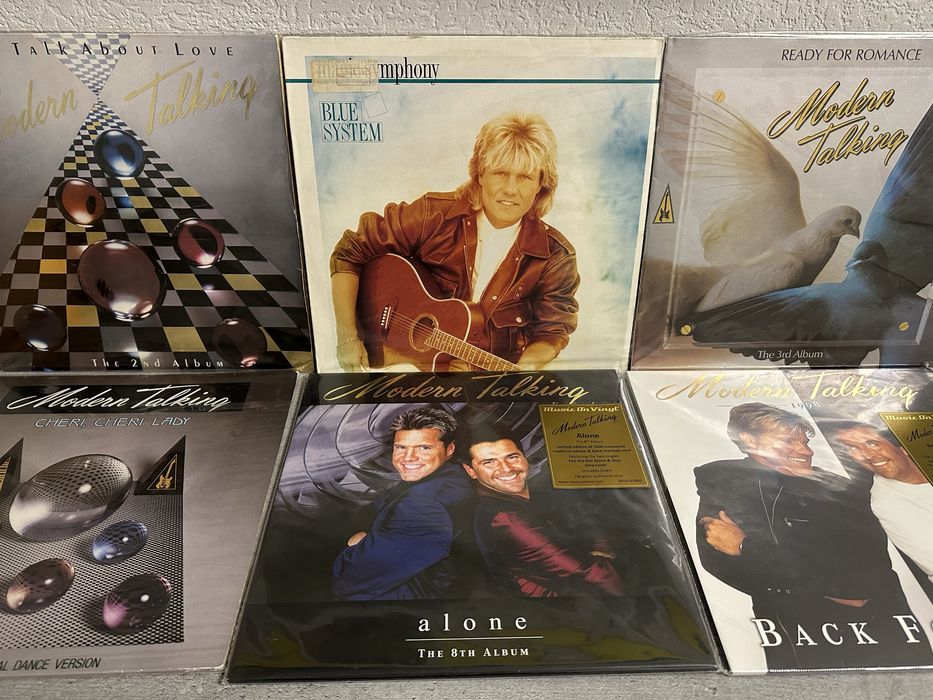 Вінілові платівки Modern Talking,Queen,Beatles,Pink Floyd,Michael Jack