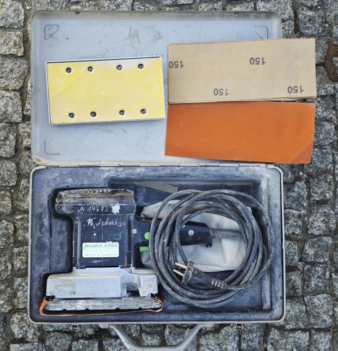 Szlifierka oscylacyjna FESTO (Festool) RTM-E 280W  regulacja + dziurkacz i walizka