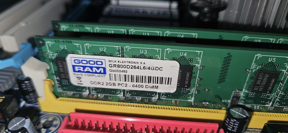 Płyta główna gigabyte GA-G31M-S2L komplet