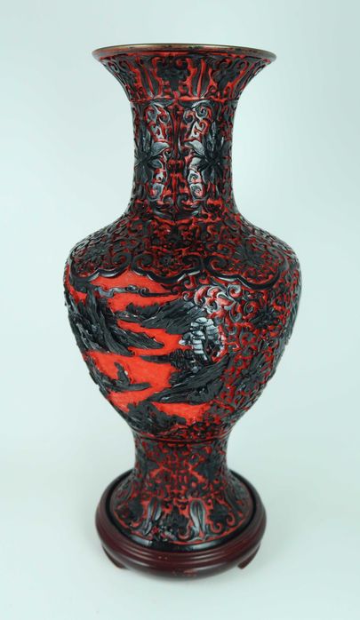 Grande jarra lacada - China - 38,5 cm