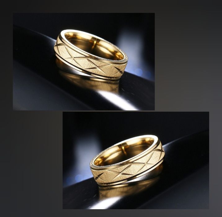 Wyjątkowa para złotych OBRĄCZEK ślubnych