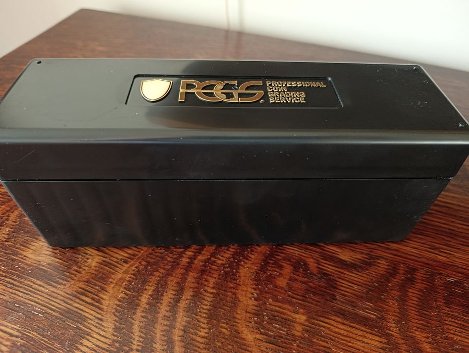 Pudełko PCGS czarne GOLD na slaby  ŻADKOŚĆ POLECAM