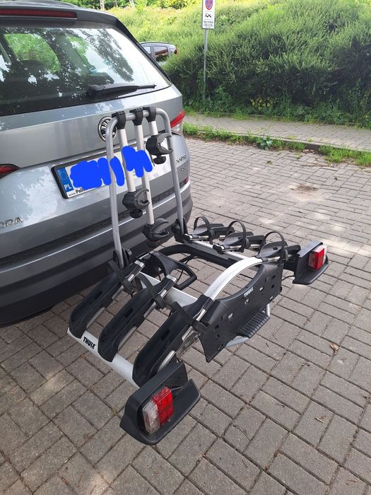 Bagażnik rowerowy na hak Thule na 3 rowery
