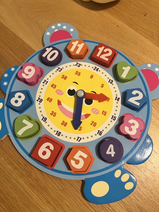 Zestaw zabawek drewnianych jak nowe