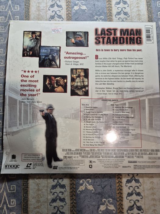 Filme laser disc Bruce willis