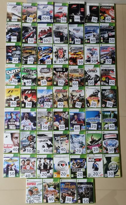 WYPRZEDAŻ Kolekcja Gry na Xbox Classic 360 One PL