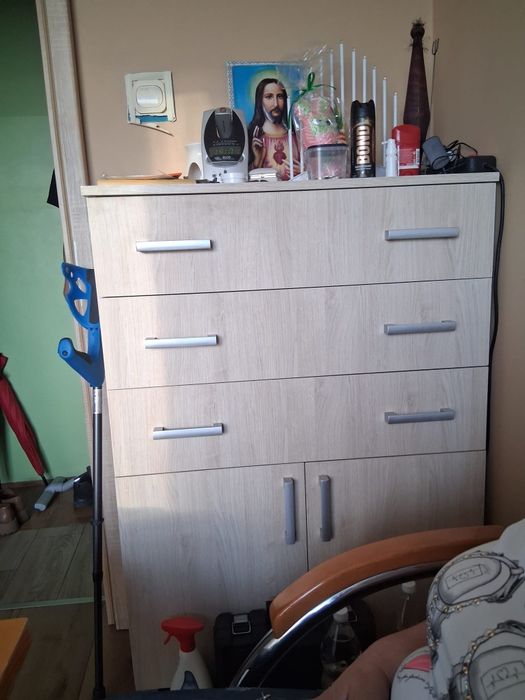 JAK NOWE Meble komplet szafa+komody i szafki w bardzo dobrym stanie