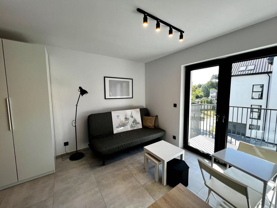 Nowa kawalerka 27 m² | Balkon | Parking | Winda | Gliwice ul. Dworska