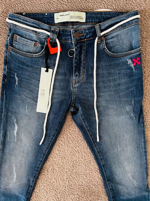 Nowe Spodnie OFF-White Jeans oryg