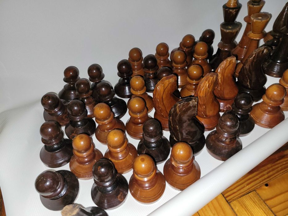 Шахматы  фигуры шахматные гиганты СССР 70-е гг.