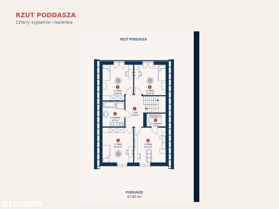 Nowy dom 146 m² | działka 1175 m² | Pigża pod Toruniem