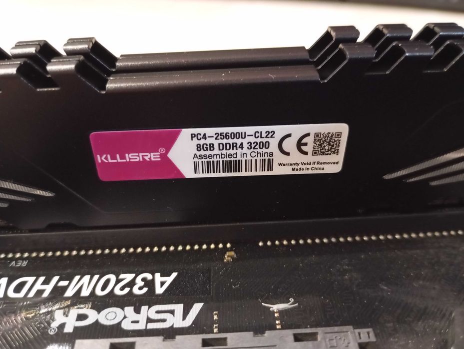 Ryzen 5 5500 + A320 AsRock + 16 GB DDR4 3200