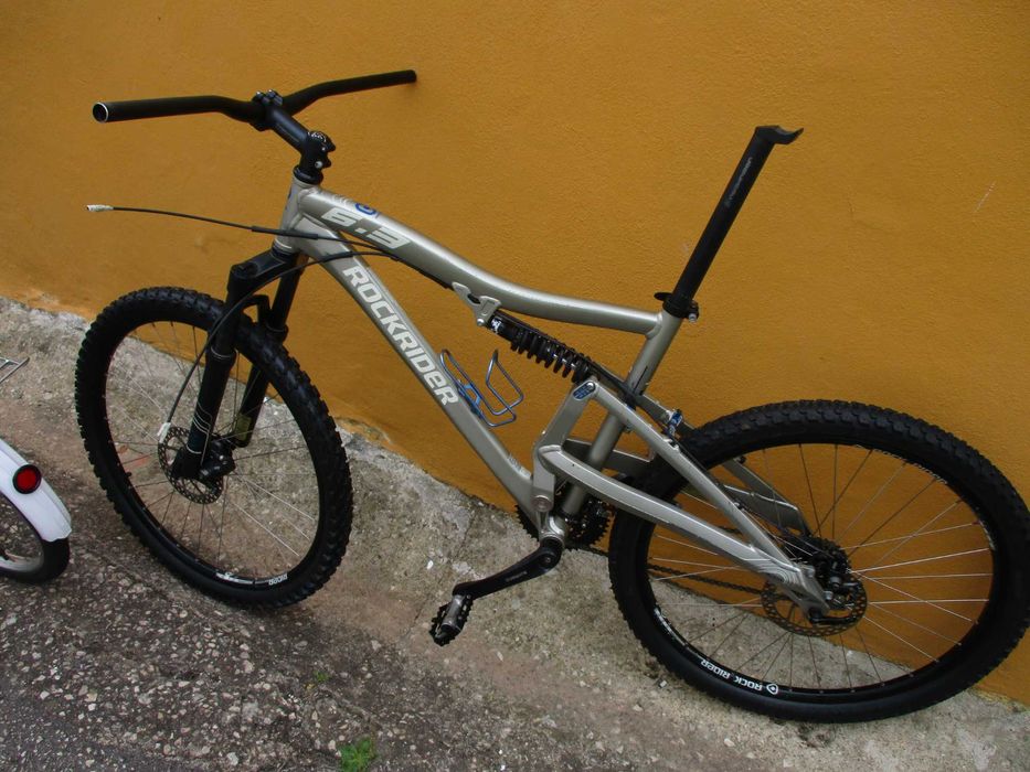 Bicicleta ROCKRIDER 6.3, dupla suspensão, 24 speeds