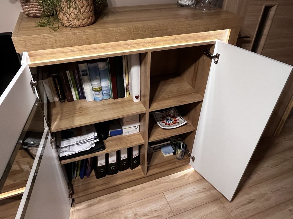 Komplet mebli półka RTV oraz komoda Lyon