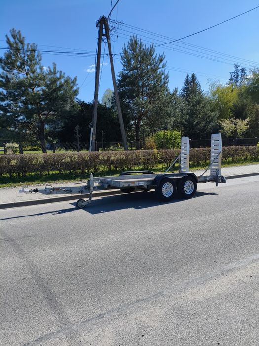 DMC 3500 kg. Mocna przyczepa pod minikoparkę wozidlo walec i inne maszyny