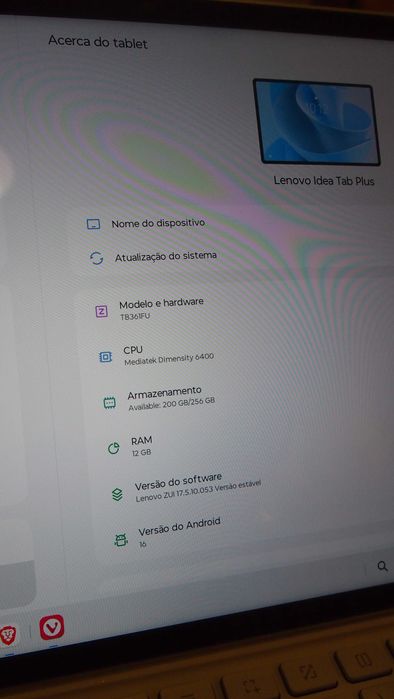 Tablet Lenovo Idea Tab Plus