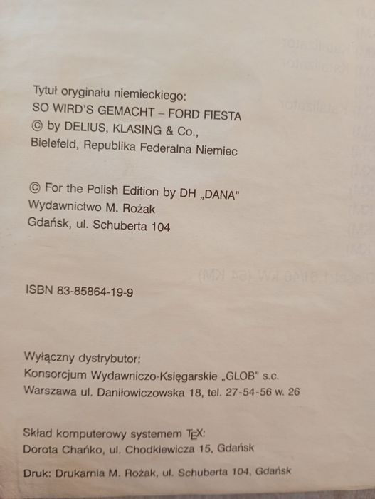 Ford Fiesta – Sam naprawiam – instrukcja naprawy (używana) (50)