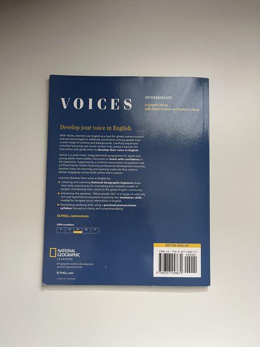 Voices B1 Intermediate Student's Book with Online Practice and Student's ebook