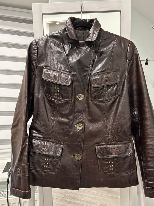 Куртка шкіряна