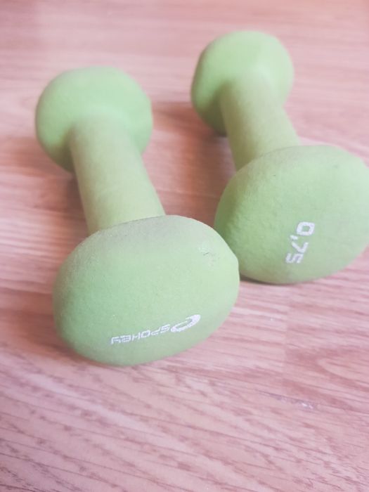 Ciężarki 0,75 kg welurkowe