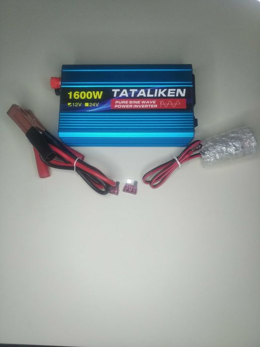Інвертор Tataliken 1600W 12V-220V Чистий Синус (для котла/насоса)