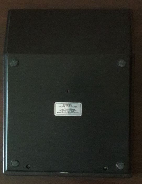 Калькулятор CITIZEN.