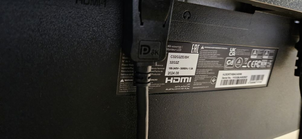 Monitor AOC C32G2ZE/BK
