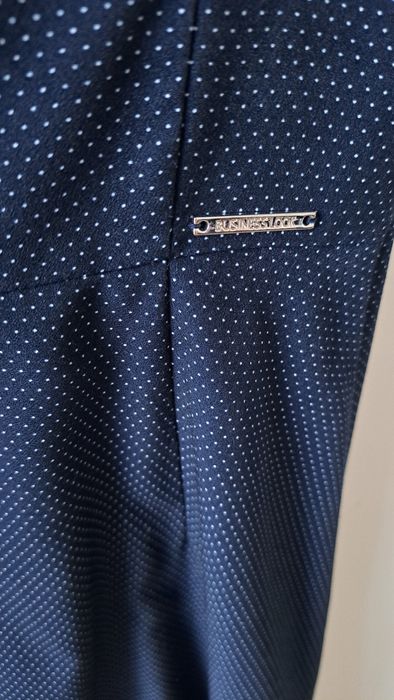 Biznesowa granatowa sukienka Orsay XS