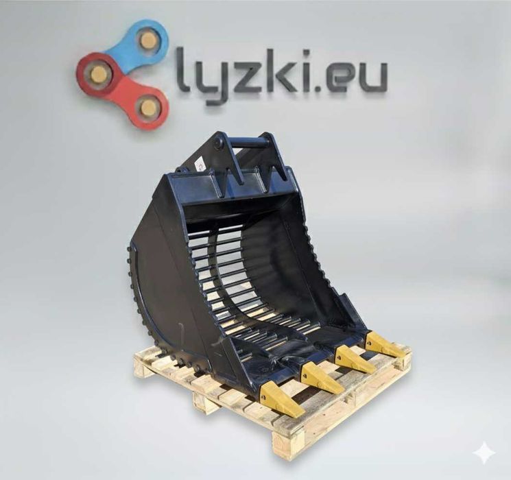Łyżka ażurowa przesiewająca Koparka kołowa gąsienicowa 120cm Szczelina