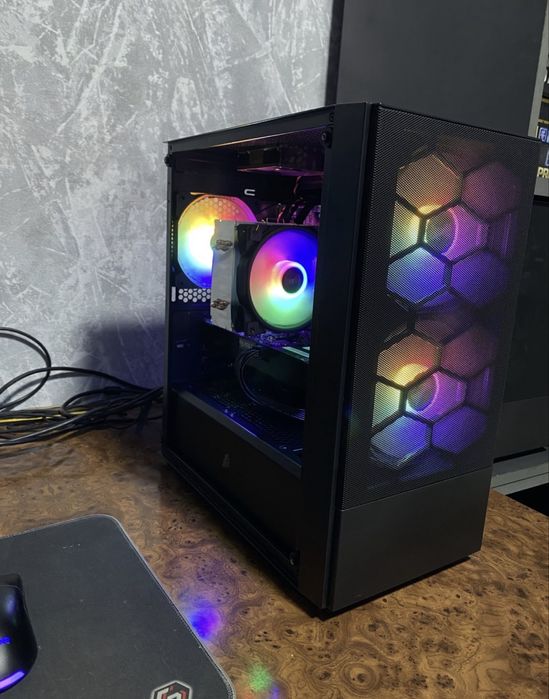 Игровой компьютер i3 10100F 16ГБ ОЗУ SSD m2 512ГБ HDD 1ТБ GTX1070/8ГБ