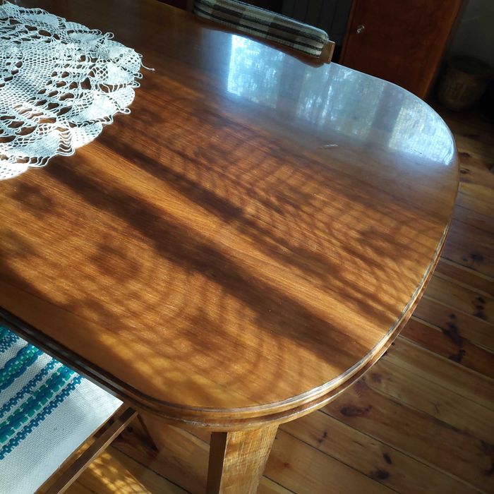 Stół owalny rozkładany z lat 30-stych, Warszawa