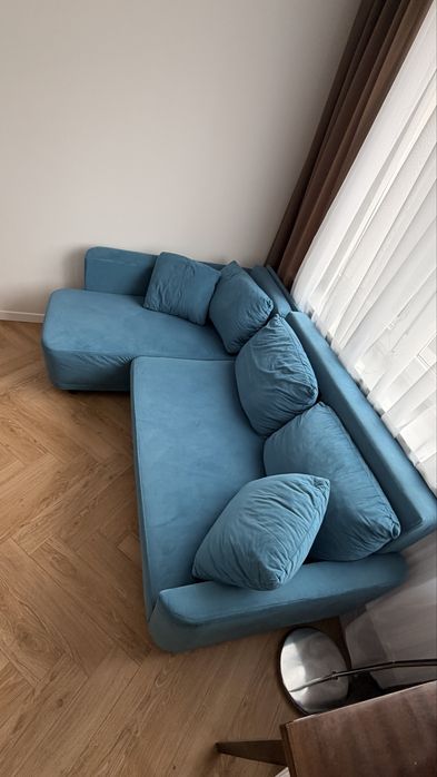 Dwustronny narożnik z funkcją spania 203 cm