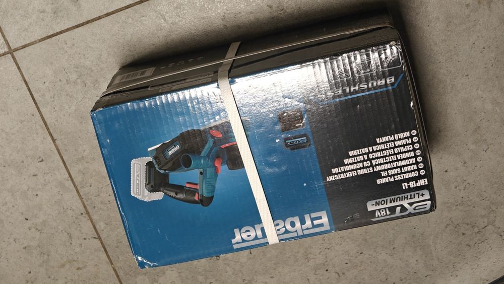 Strug akumulatorowy Erbauer EHP18-Li 18V Brushless | NOWY | Gwarancja