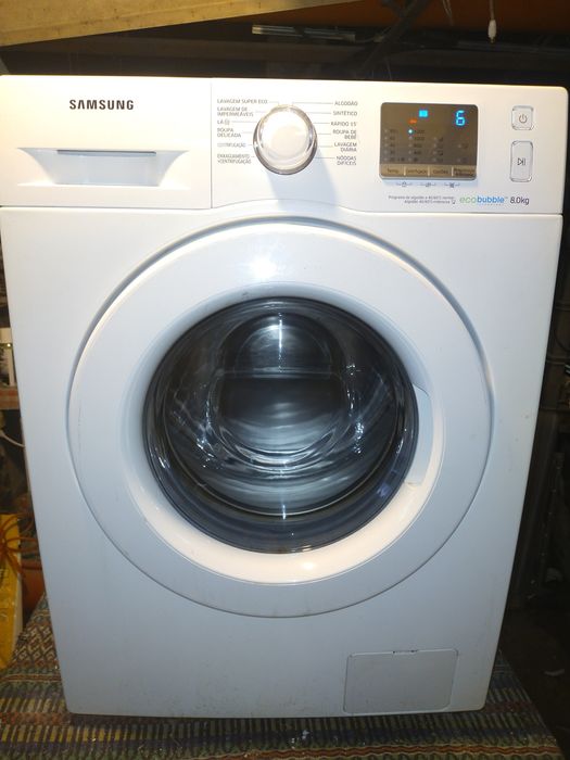 Máquina de lavar roupa Samsung ecobubble 8kg