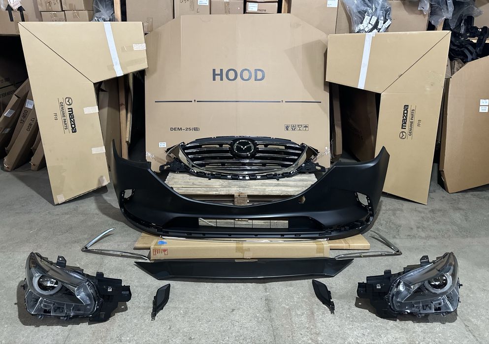 Бампер передній Mazda cx-9 2017-2024