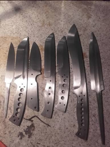 Noże myśliwskie hartowanie, blanki. Hartownia