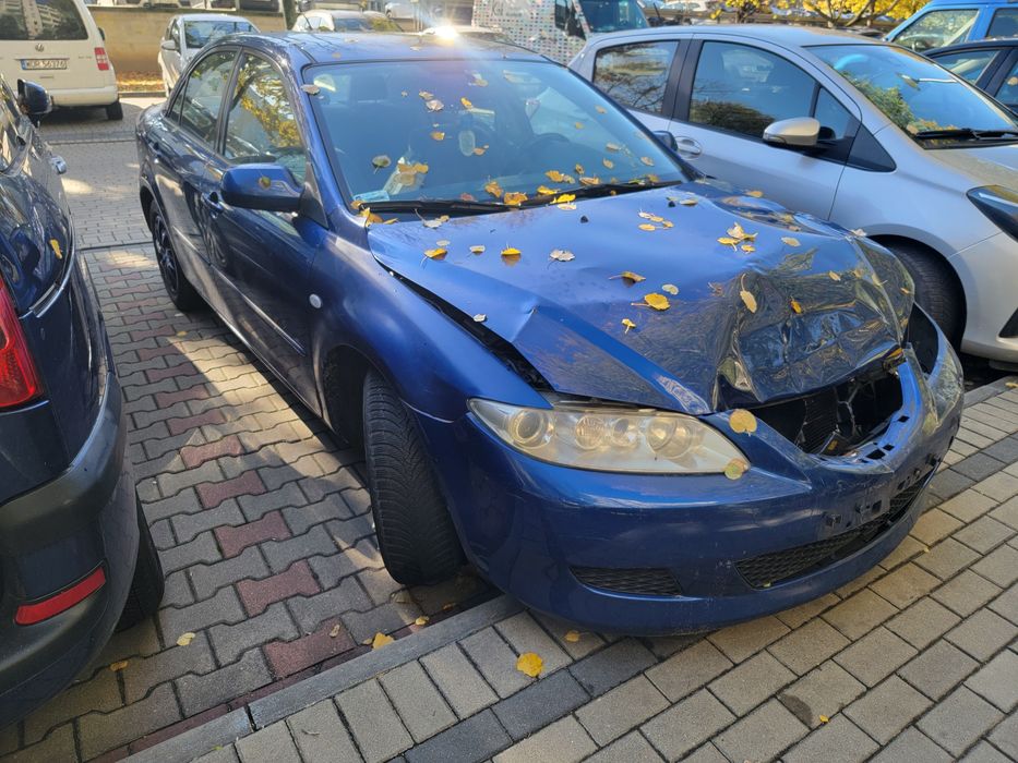 Mazda 6 2.0 benzyna + LPG uszkodzony