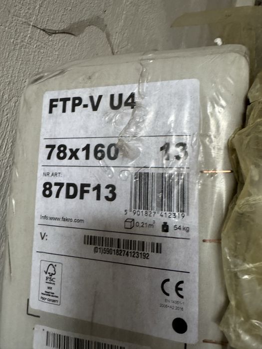 Fakro FTP V U4 78x160
