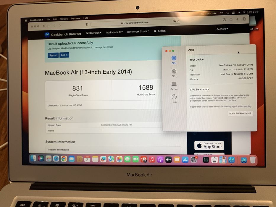 Apple macbook air 2014r ventura! Gry!