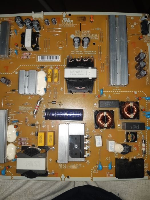 Fonte alimentação e main board LG!