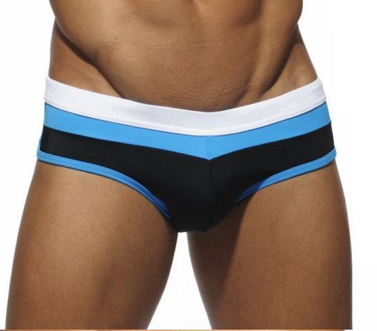 Męskie Sexowne Kąpielówki Slipy z Wkładką Powiększającą Push Up - XL