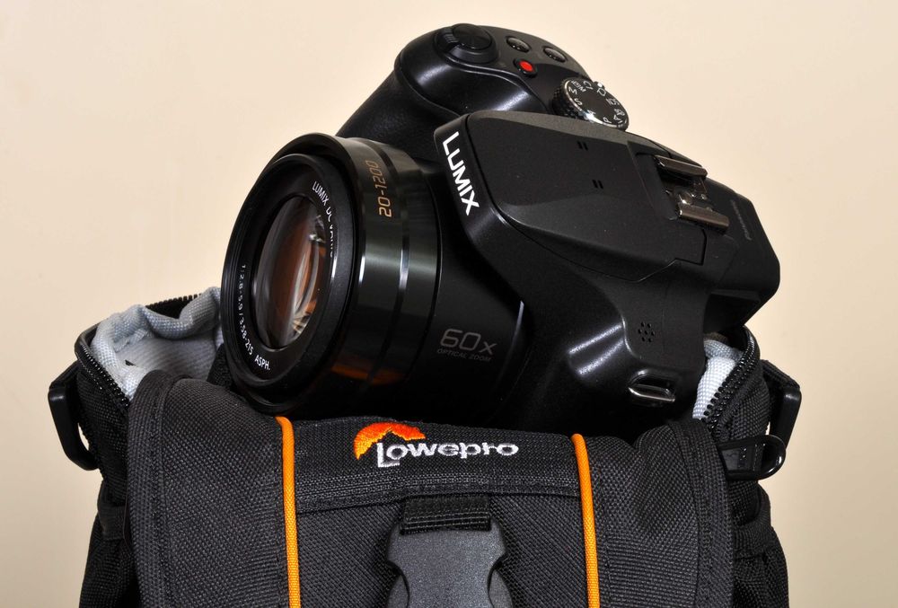 Lumix zoom 20x1200, Estojo + Filtro UV e Pol, Novo, fatura, garantia