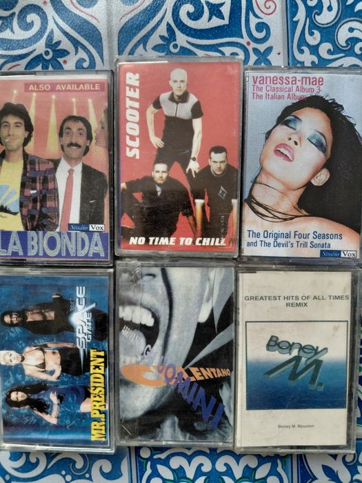 Аудіо касети с записами гуртаModern talking